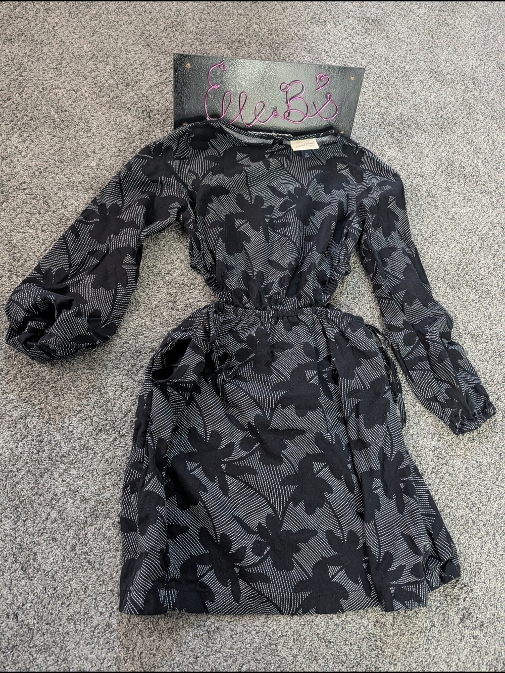 Nwot Universal Thread Blacm White Cut Out Dress With Pockets Xs